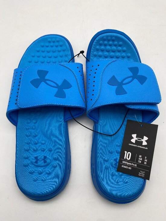 UNDER ARMOUR IGNITE PRO SLIDE SANDAL BLUE US MEN SIZE 10 main image 4